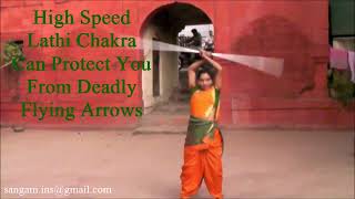 Lathi Khela StickRotating Play is The National Exercise Sports of India [upl. by Aleekat]