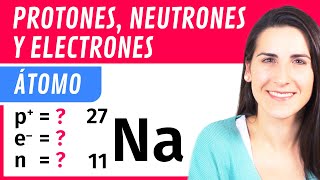 Calcular PROTONES NEUTRONES y ELECTRONES ⚛️ Número Másico y Atómico [upl. by Maro515]