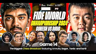 Gukesh is the World Champion  Game 14  World Championship 2024  FtVishy Vidit Suhani Samay [upl. by Elleirol]