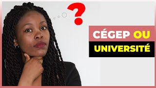 Cégep ou Université au Canada 🇨🇦 Lequel choisir [upl. by Johna14]