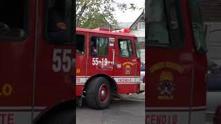 Así salió el camión de los Bomberos Shorts Bomberos argentina bomberosargentina firefighter [upl. by Norehs]