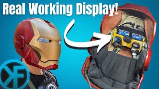 3D Printed Iron Man Helmet with FullyFunctional Heads Up Display [upl. by Leinad]