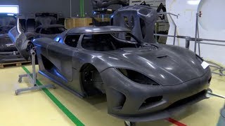 Carbon Fiber Construction  INSIDE KOENIGSEGG [upl. by Eisseb]