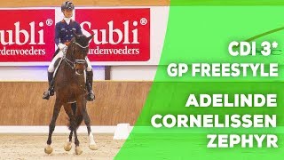 Adelinde Cornelissen  Zephyr CDI3 GP Freestyle winner [upl. by Kolva388]