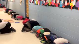 Witness a mock tornado drill at Hunter Elementary [upl. by Quartet]