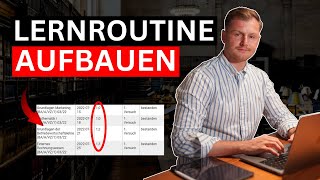 Lernroutine aufbauen im Semester  Klausurenphase [upl. by Aneeras]