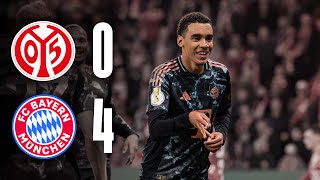 Musiala hattrick takes us to next round  Mainz 05 vs FC Bayern 04  DFBPokal Highlights [upl. by Polly]