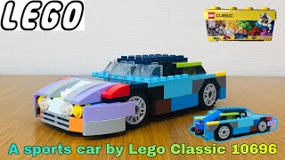 Lego Classic 10696 assembling to a sports car 206 [upl. by Airotcivairam]