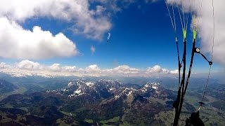 Paragliding Kössen Tirol [upl. by Sitnerp284]