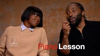 John David Washington amp Danielle Deadwyler Talk The Piano Lesson amp HBCU Legacy  BlackTree TV [upl. by Elleral]