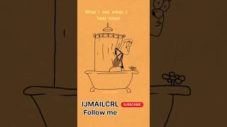 what l see when l hear noise comedycartoonshorts shorts comedy [upl. by Vaasta]