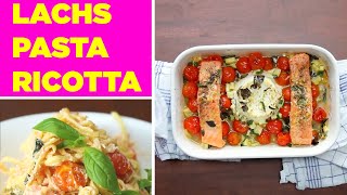 LachsPasta mit Ricotta – Weil es so einfach ist [upl. by Kiona432]