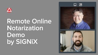 Remote Online Notarization Demo Courtesy of SIGNiX [upl. by Noinatrad352]