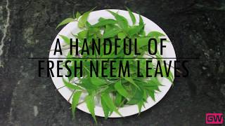 DIY Neem Toner and Neem Face Pack  How to use Neem Leaves  Glam Wand [upl. by Pierrepont141]