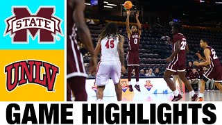 25 Mississippi State vs UNLV Highlights  NCAA Mens Basketball  2024 College Basketball [upl. by Adyan]