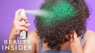 We Tested 4 Temporary Hair Color Sprays That Change Your Hair Color In Seconds [upl. by Euqor613]