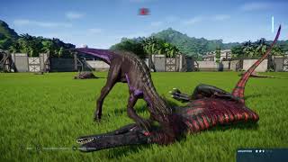 Jurassic World Evolution Max stats dinosaur battle royale Part 1 [upl. by Amaryllis]