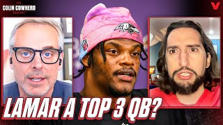 Nick Wright SLAMS critics of Baltimore Ravens QB Lamar Jackson  Colin Cowherd NFL [upl. by Eba]