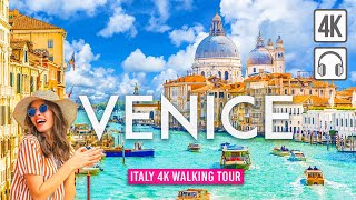 VENICE Italy 4K Walking Tour  Captions amp Immersive Sound 4K Ultra HD60fps [upl. by Dryden]