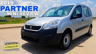 ⭕Peugeot Partner Tepee Diesel 2019  Mini Review [upl. by Lindo]