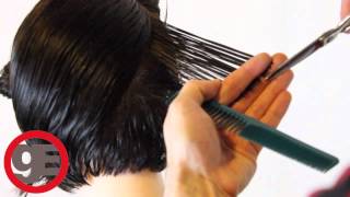 BOB HAIRCUT with graduation  How To Cut Graduated Bob Haircut Step By Step  Classic Graduation [upl. by Oirogerg]