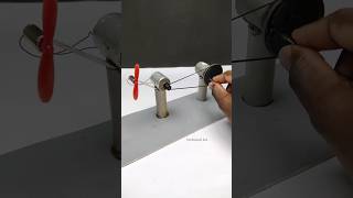 How to Generate Electricity by Hand  Dynamo and Motor Experiment  shorts youtubeshorts [upl. by Leahcimnhoj]