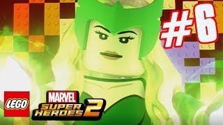 LEGO Marvel Superheroes 2  Part 6  Enchantresss Tricks HD Gameplay Walkthrough [upl. by Picardi]