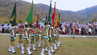 KSKCCS  Flag Party Enters The Parade Ground Karnal Sher Khan Cadet College Swabi  Parents Day [upl. by Arlie]