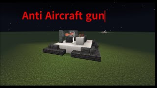 How to make the perfect Anti Aircraft gun in Minecraft [upl. by Clarkson]