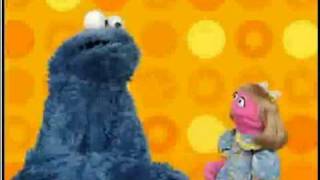 Play With Me Sesame Cookie Monster and Prairie Dawn Bake MakeBelieve Cookies [upl. by Behl340]