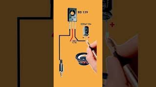 Making Audio Amplifier Speaker speaker diy shorts [upl. by Odin531]