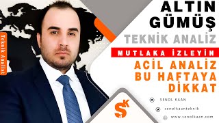 ALTIN ANALİZİ VE GÜMÜŞ ANALİZİ BU HAFTAYA DİKKAT [upl. by Griz]