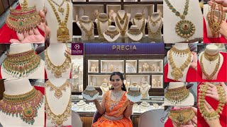 35 Gm Onwards Malabar Gold Necklace Precia Collection Light Weight to Heavy Gold Necklace Designs [upl. by Wylma752]