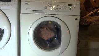 zanussi Progress Jet System ZWF1437  cotton 95c Wash Pt 2 of 4 [upl. by Mchail]