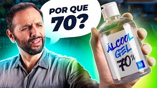 ÁLCOOL 70 Por que não usar o ÁLCOOL PURO [upl. by Bindman826]