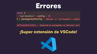 ¡La MEJOR extensión de Visual Studio Code para mostrar tus ERRORES ❌ [upl. by Alisa276]