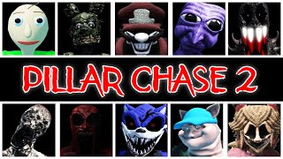 OUTDATED 🩸PILLAR CHASE 2🩸  All Monsters Showcase [upl. by Levram687]