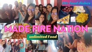 Unlimited food in just Rs 380  111 food dishes  Unlimited buffet Pune  Made Fire Nation [upl. by Sauncho781]