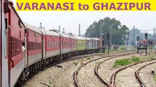 VARANASI to GHAZIPUR  Full Journey  22323 SHABD BHEDI SF EXPRESS [upl. by Mukul638]