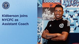 Brazilian Legend Kléberson Joins NYCFC as Assistant Coach [upl. by Reinaldo]