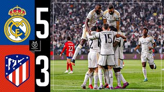 Real Madrid 53 Atlético de Madrid  HIGHLIGHTS  Spanish Super Cup [upl. by Fayina475]