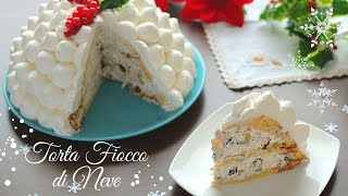 ❄️ TORTA FIOCCO DI NEVE ❄️ Zuccotto di Pandoro  Ricetta del Menù di Natale 2019 [upl. by Dawaj]