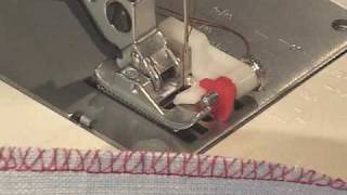 Pfaff Sewing Machine Adjustable Overcast Foot [upl. by Silloh755]