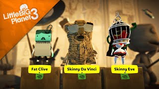 LittleBigPlanet 3  LBP2 PreAlpha Costumes [upl. by Meggie234]