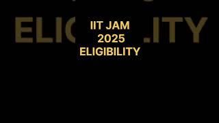 IIT JAM 2025 exam date IIT JAM online Apply last date [upl. by Haimarej646]