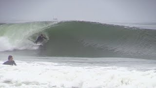 Surfing Glassy Shorebreak BARRELS [upl. by Koehler]