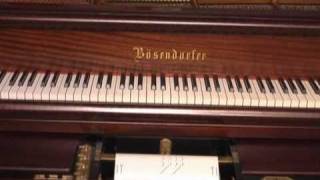 Fünf Stücke für eine Jahrmarktorgel No5 Fassung für Player Piano Der zornige Eifsschrank [upl. by Refeinnej563]