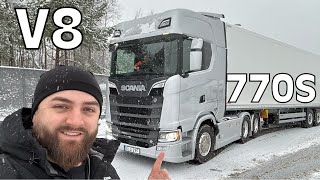 SCANIA 770HP V8 Truck Review By American Trucker [upl. by Helli108]