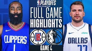 MAVERICKS vs CLIPPERS FULL GAME 4 HIGHLIGHTS  April 28 2024  NBA Playoffs Highlights Today 2K [upl. by Caldeira]