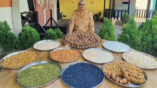 Healthy Dry Fruits Recipe  Veg Village Food [upl. by Shore943]